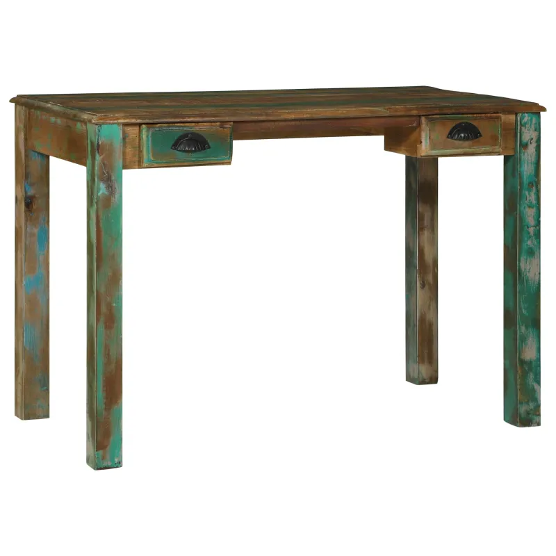 Rašomasis stalas Ruda 112 x 55 x 76 cm Kietas atkurtas medis