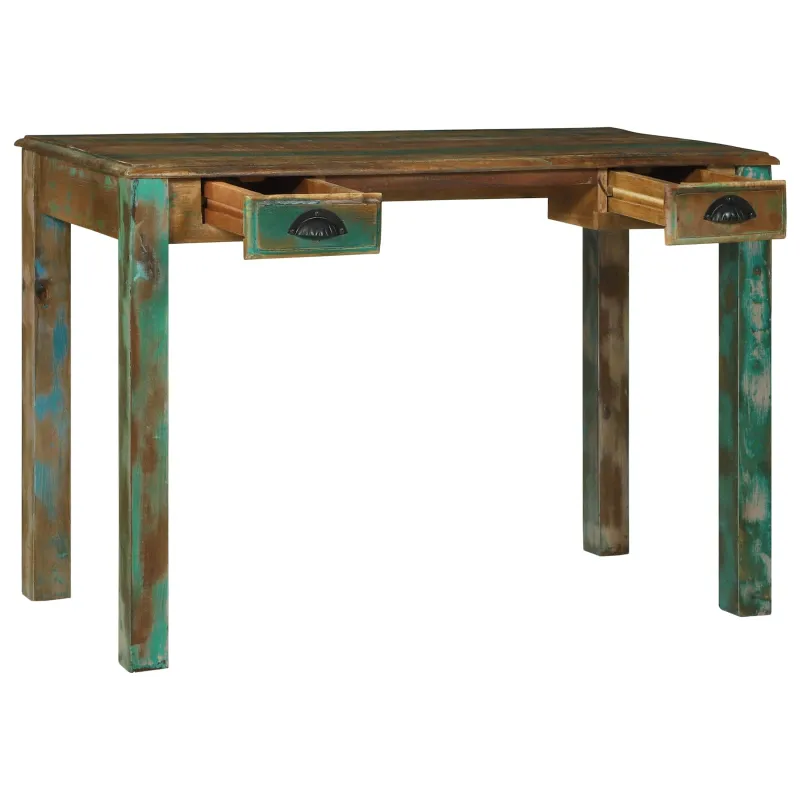 Rašomasis stalas Ruda 112 x 55 x 76 cm Kietas atkurtas medis