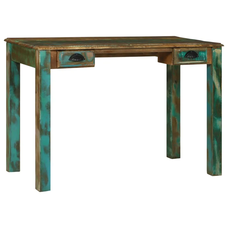Rašomasis stalas Ruda 112 x 55 x 76 cm Kietas atkurtas medis
