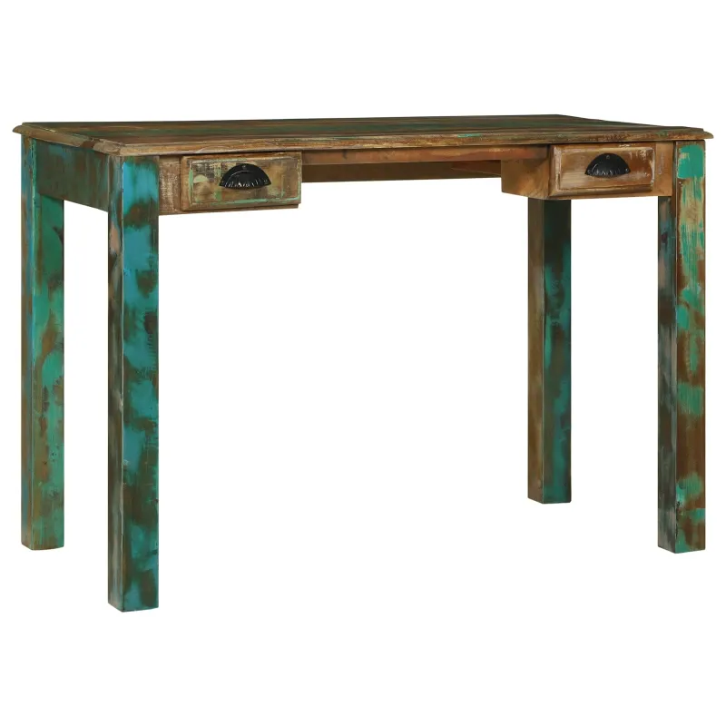 Rašomasis stalas Ruda 112 x 55 x 76 cm Kietas atkurtas medis
