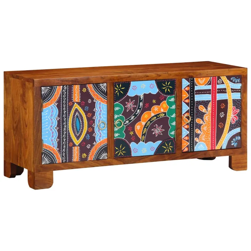 Batų suolelis Medus ruda 100 x 35 x 45 cm Alyvuogių masyvas