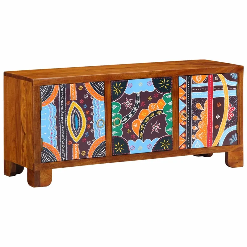 Batų suolelis Medus ruda 100 x 35 x 45 cm Alyvuogių masyvas