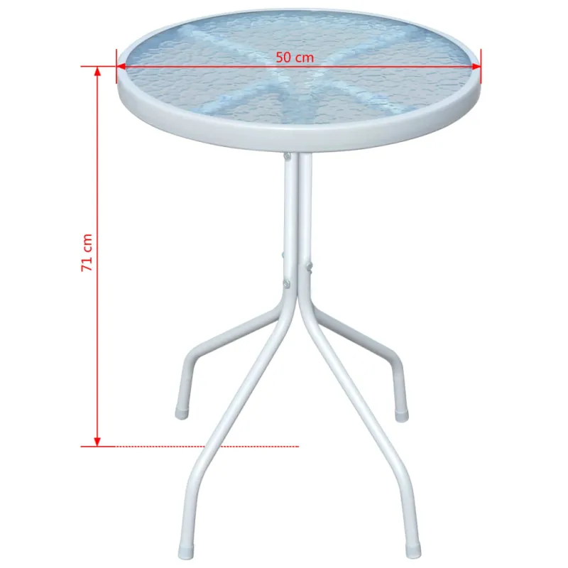 Bistrokalustekoko, 3d., musta, teräs
