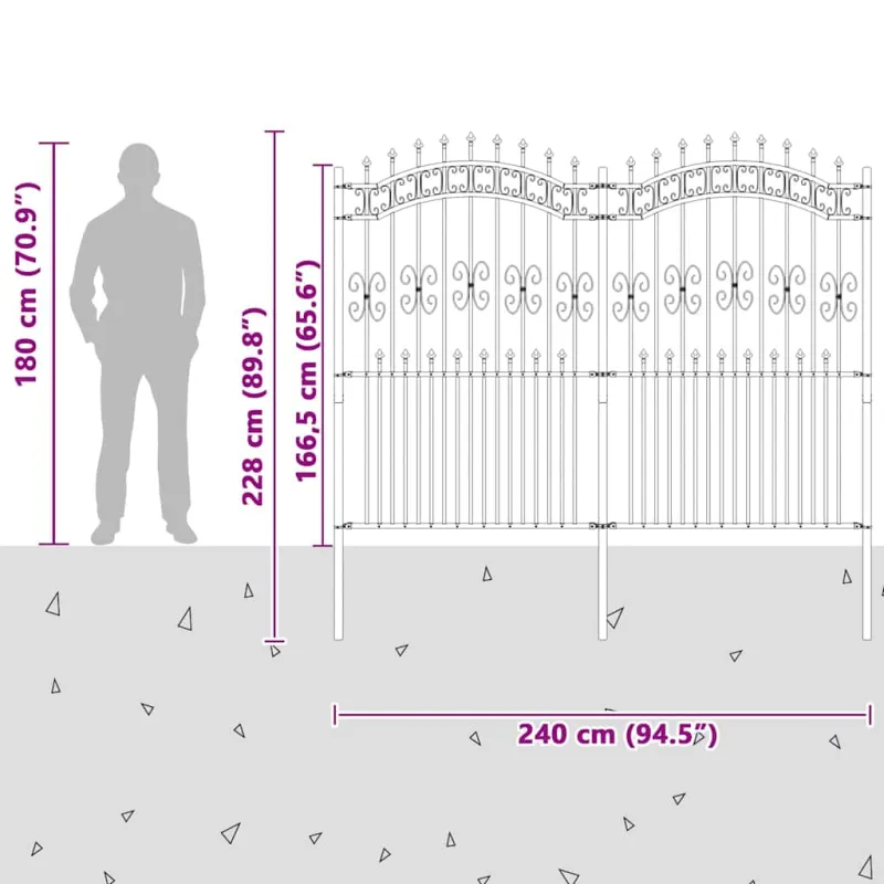 Sodo tvora KAMPEN 240 x 228 cm Mesh Balta