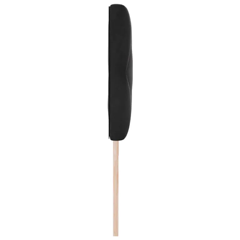 Galvūgalis Juodas 180 cm Aksomas