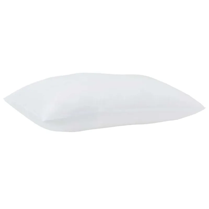 Pagalvė su pagalve 2 pcs Balta 61 x 41 x 20 cm Poliesteris