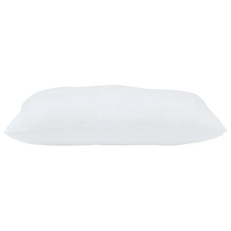 Pagalvė su pagalve 2 pcs Balta 61 x 41 x 20 cm Poliesteris