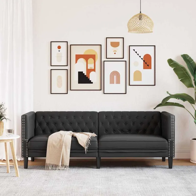 Sofa Juoda 194 x 74,5 x 70,5 cm PVC