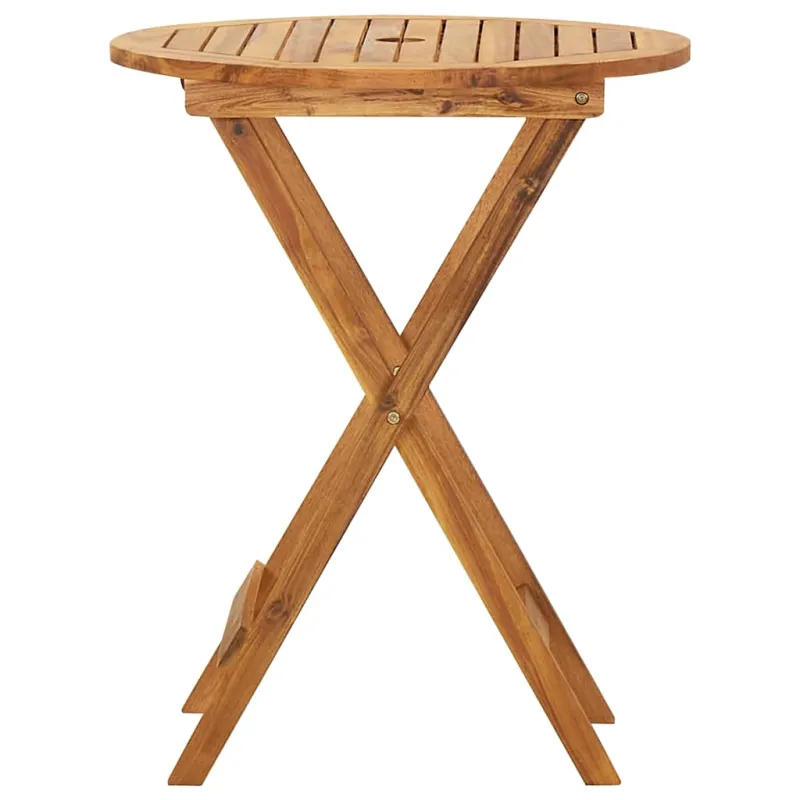 Säilytettävä bistrokalustekokonaisuus, 3D, akaasiamassiivipuu