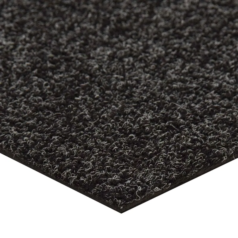 Kilimas 20 pcs Juodas 50 x 50 cm Bitumas