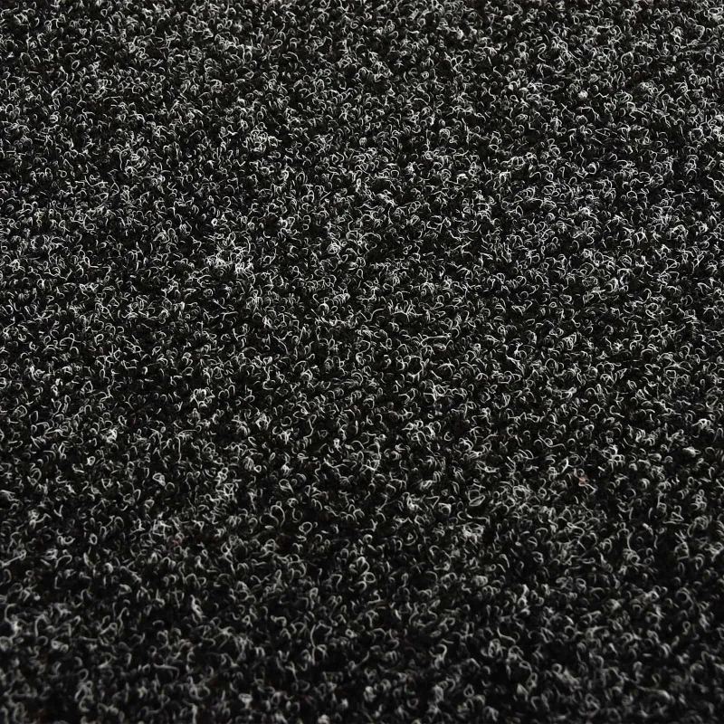 Kilimas 20 pcs Juodas 50 x 50 cm Bitumas