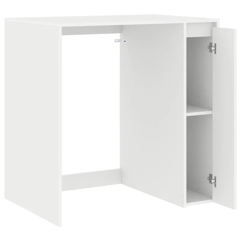 Skalbimo mašinos spintelė su saugykla Balta 87 x 60 x 89 cm