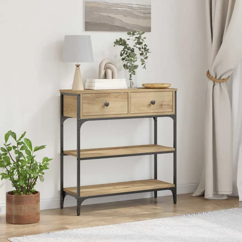 Konsolinis stalas Amatininkų ąžuolas 72.5 x 25 x 75 cm