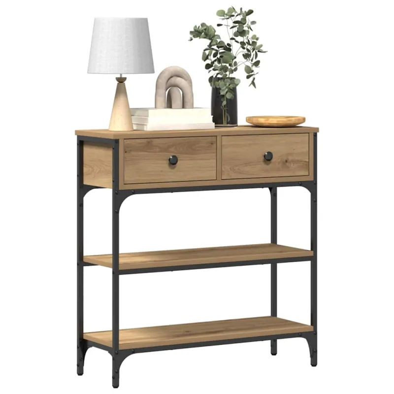 Konsolinis stalas Amatininkų ąžuolas 72.5 x 25 x 75 cm