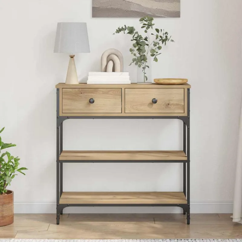 Konsolinis stalas Amatininkų ąžuolas 72.5 x 25 x 75 cm