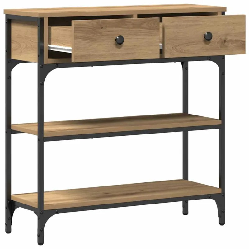 Konsolinis stalas Amatininkų ąžuolas 72.5 x 25 x 75 cm