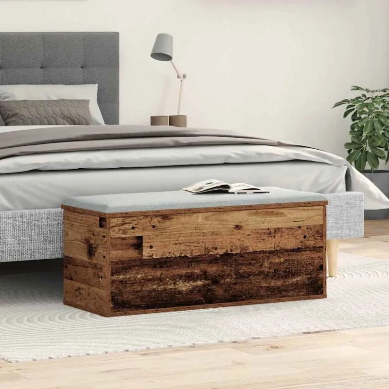 Saugojimo dėžė Senovinis medis 90 x 35 x 35 cm Apdirbta mediena