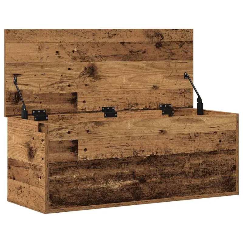 Saugojimo dėžė Senovinis medis 90 x 35 x 35 cm Apdirbta mediena