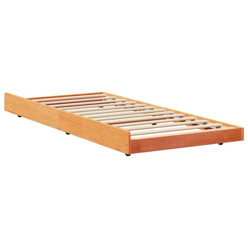 Lovos rėmas Vaško ruda 100 x 200 cm Kietos pušies mediena