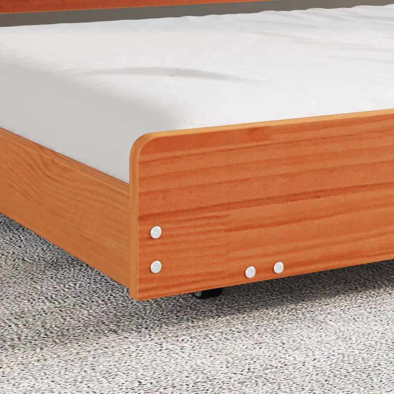 Lovos rėmas Ruda 90 x 200 cm Pušies medienos masyvas