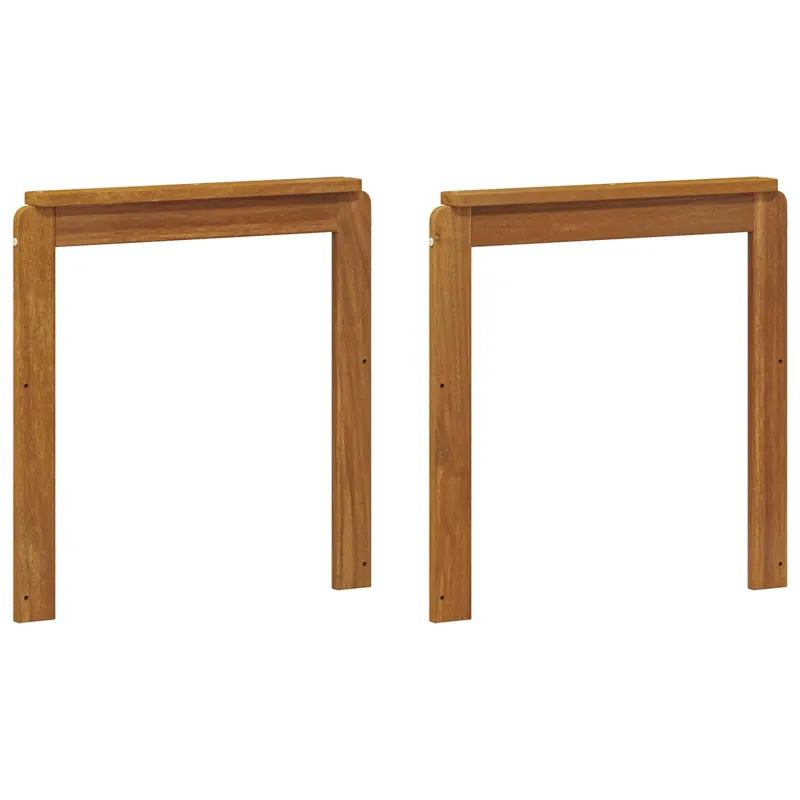 Porankiai 2 pcs Ruda 59 x 6 x 61 cm Apdirbta mediena