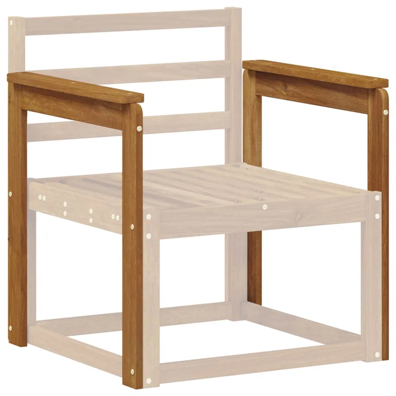 Porankiai 2 pcs Ruda 59 x 6 x 61 cm Apdirbta mediena