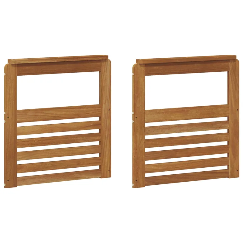 Porankiai 2 pcs Ruda 59 x 6 x 61 cm Apdirbta mediena