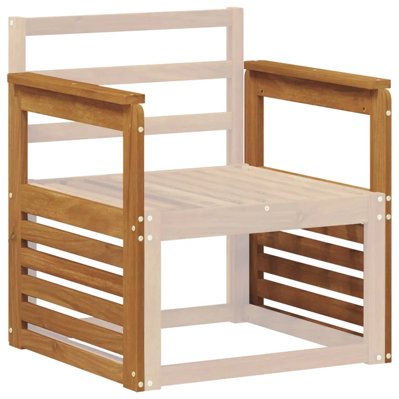 Porankiai 2 pcs Ruda 59 x 6 x 61 cm Apdirbta mediena