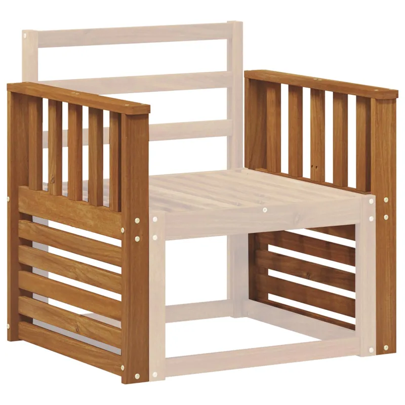 Porankiai 2 pcs Ruda 60 x 6 x 61 cm Apdirbta mediena