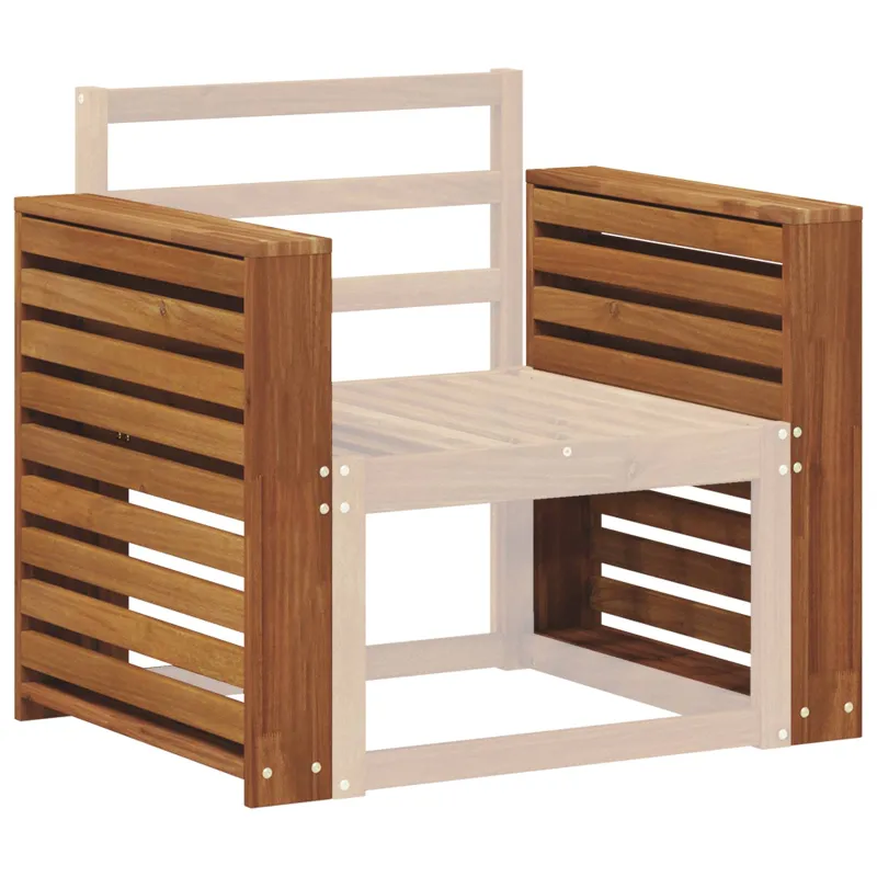 Porankiai 2 pcs Ruda 58.5 x 10 x 61 cm Apdirbta mediena
