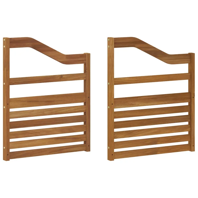 Porankiai 2 pcs Ruda 59 x 4 x 73 cm Apdirbta mediena