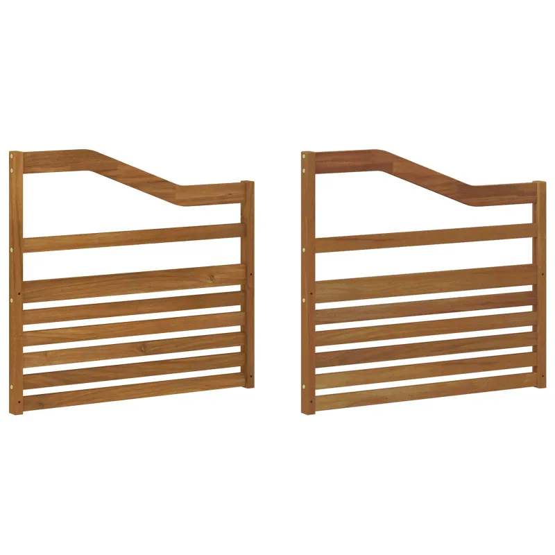 Porankiai 2 pcs Ruda 79 x 4 x 73 cm Apdirbta mediena