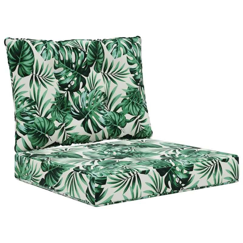 Lauko sofa pagalvėlė Poliesteris Lapų raštas 60 x 50,5 x 8 cm