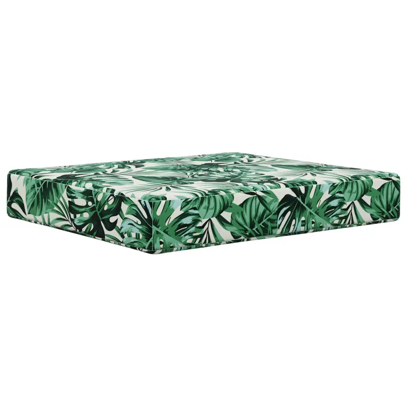 Lauko sofa pagalvėlė Poliesteris Lapų raštas 60 x 50,5 x 8 cm