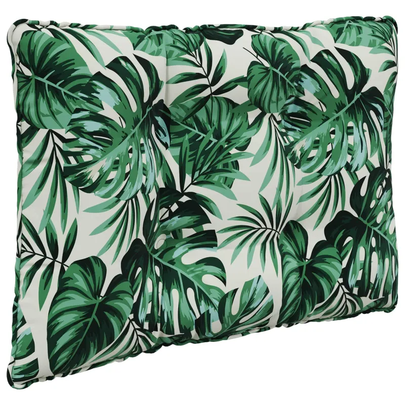 Lauko sofa pagalvėlė Poliesteris Lapų raštas 60 x 50,5 x 8 cm