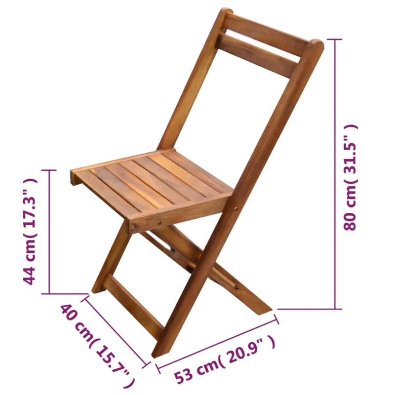 Säkkituoli ja ruokailuryhmä, 3D, akaasiamänty