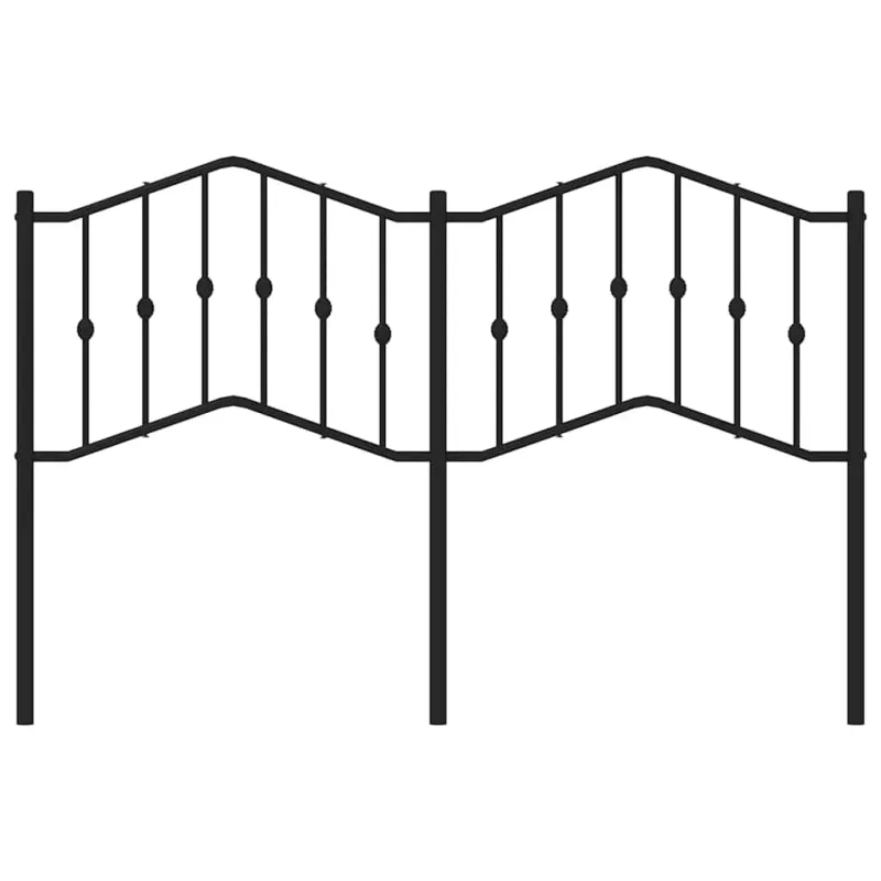 Metalinis pakaitinis galvūgalis, juodos spalvos, 135cm