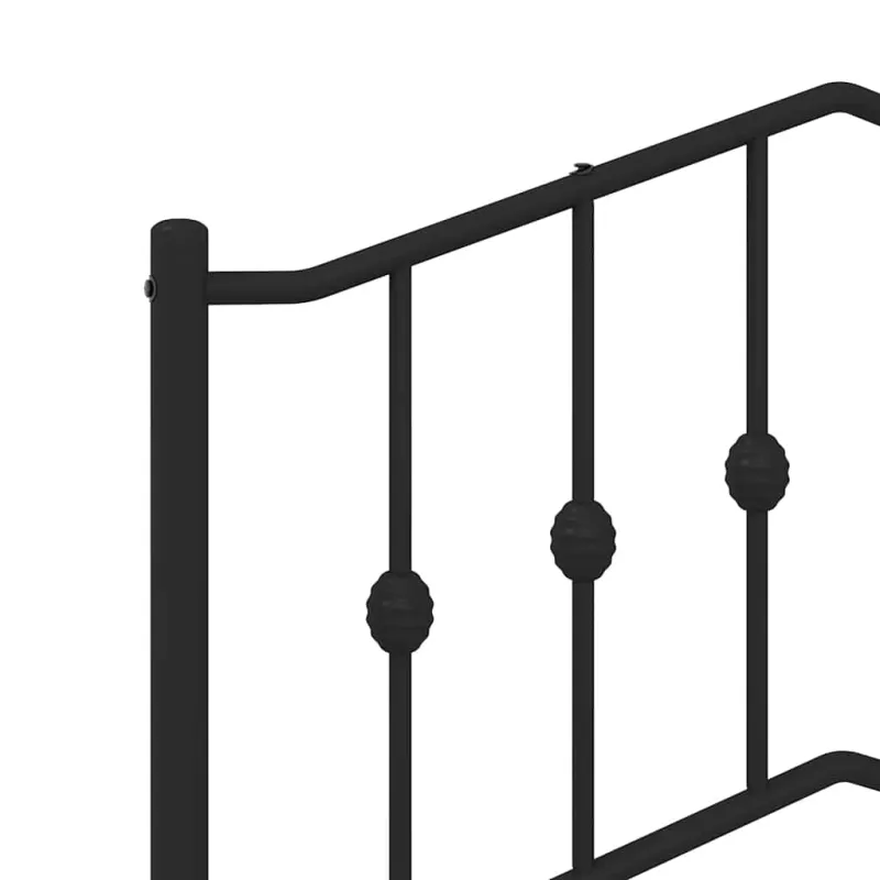 Metalinis pakaitinis galvūgalis, juodos spalvos, 135cm