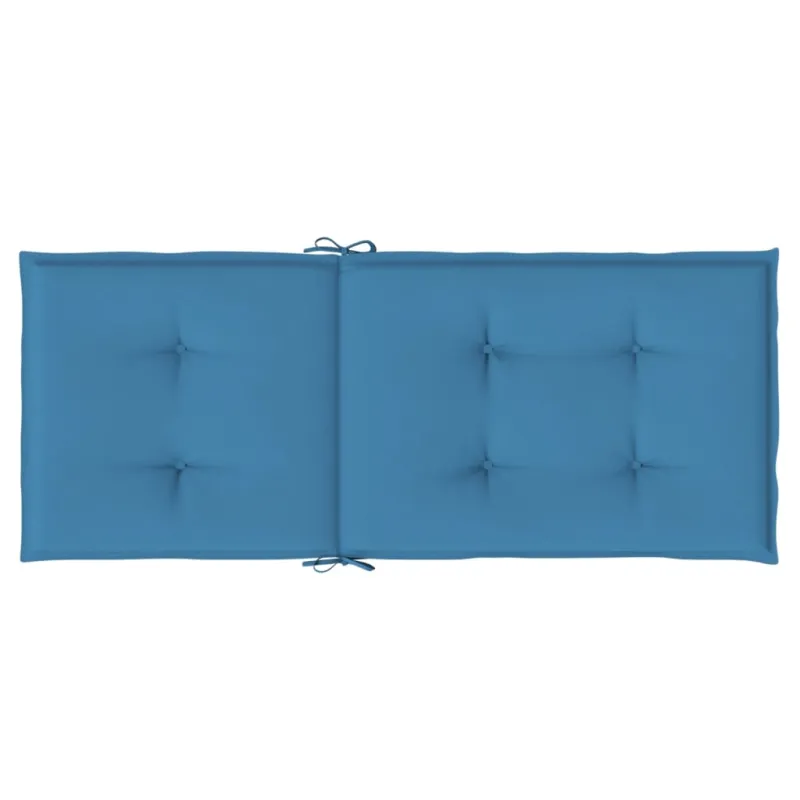 Kėdės pagalvėlės, 2vnt., mėlynos, 120x50x4cm, audinys