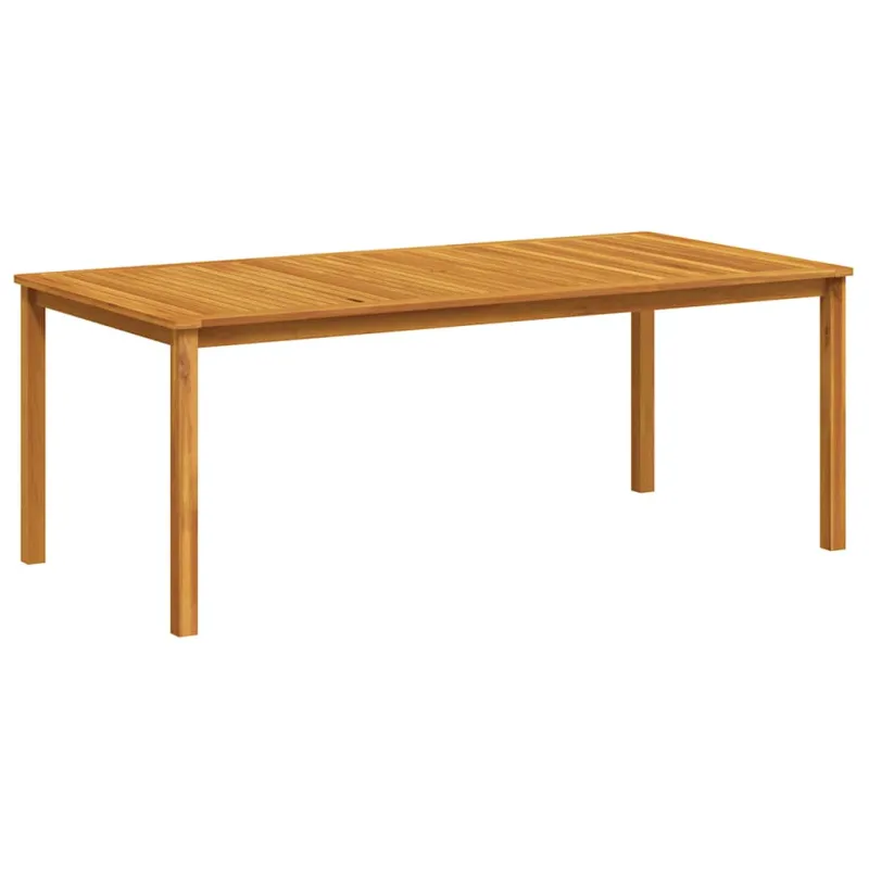 Sodo pöytätaso, 200x100x74 cm, akatsiapuuta massiivinen