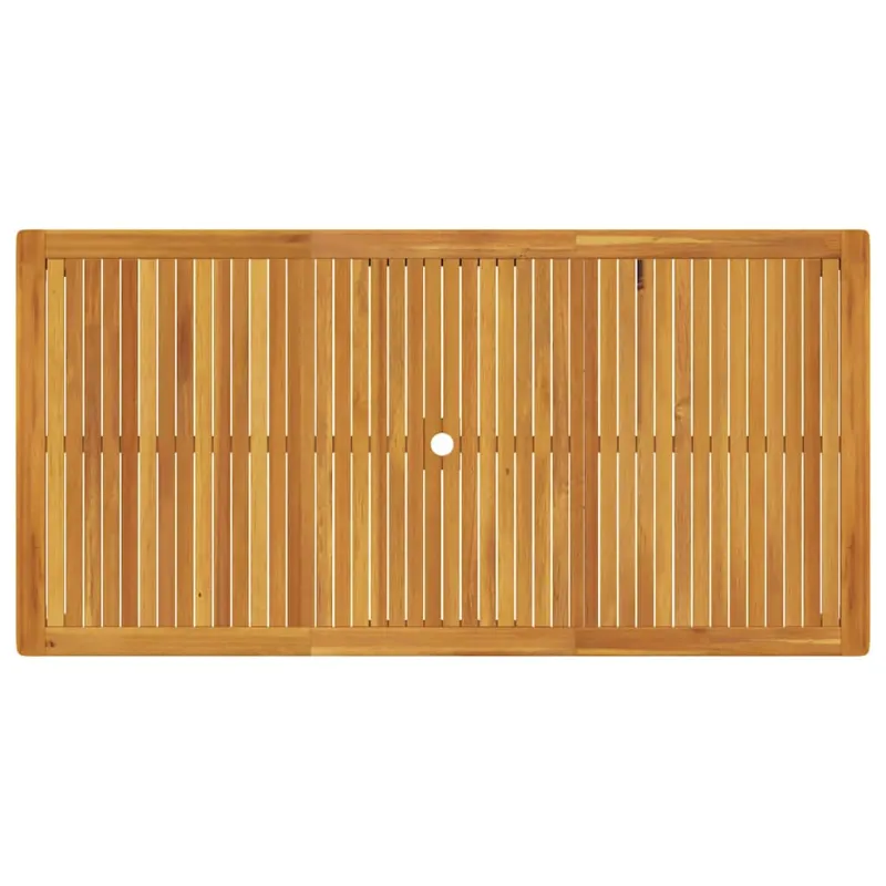 Sodo pöytätaso, 200x100x74 cm, akatsiapuuta massiivinen
