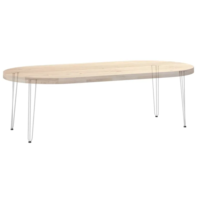 Konsolinių staliukų kojelės, 4 vnt., baltos, 72 cm, plienas