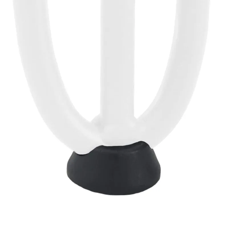 Konsolinių staliukų kojelės, 4 vnt., baltos, 72 cm, plienas