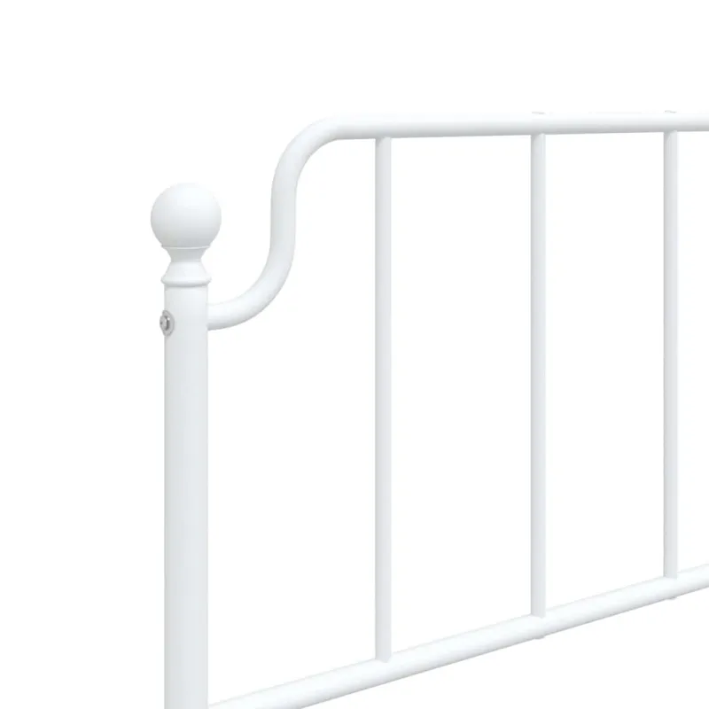 Metalinis pakaitinis galvūgalis, baltos spalvos, 100cm