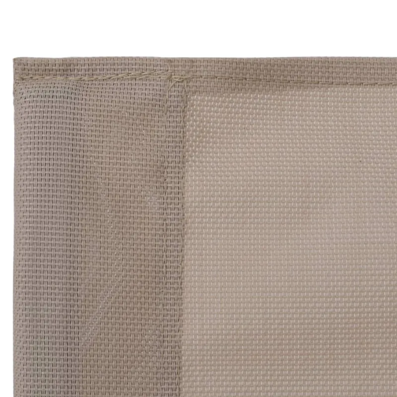 Sodo poilsio komplekti, 4 osaa, taupe, kangas ja teräs
