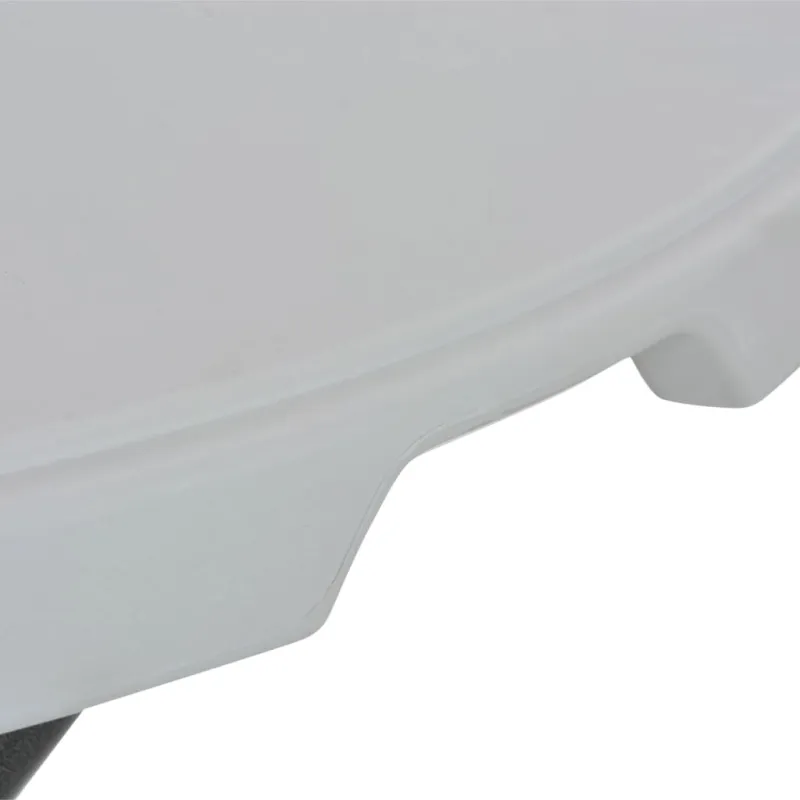 Sulankstettava baaripöytä, valkoinen, 80x110cm, HDPE
