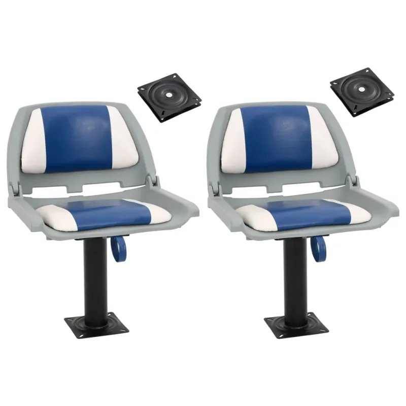 Valties sėdynės su kojomis su 360° pasukimo mechanizmais, 2vnt.