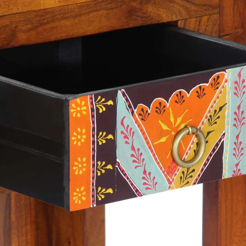 Konsolinis staliukas, 110x35x75cm, akacijos medienos masyvas