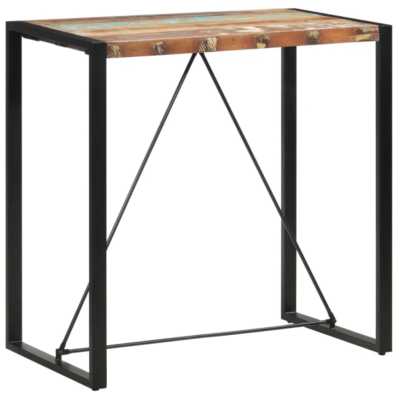 Baro stalas, 110x60x110cm, perdirbtos medienos masyvas