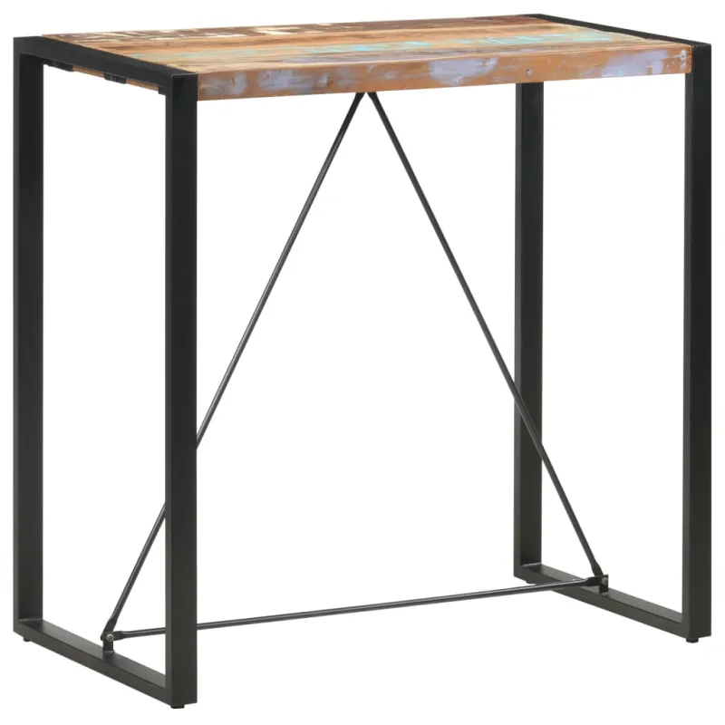 Baro stalas, 110x60x110cm, perdirbtos medienos masyvas